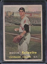 1957 Topps Rocky Rocco Colavito RC #212 VG