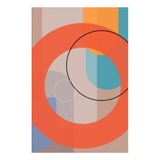 Wandbild Orange Chocolate - Mehrfarbig