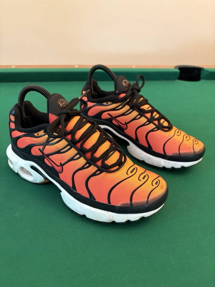 Nike Air Max Plus Sunset GS Niños Talla 6Y Tenis Atléticos Zapatos BV7426-001 2018 Foto 3 de 4