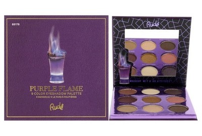 Cocktail Party 9 Eyeshadow Palette - Purple Flame by Rude Cosmetics