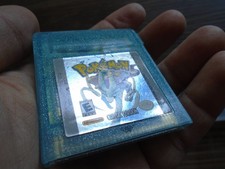 Pokemon Crystal Version Authentic! Nintendo Game Boy Color works, needs battery