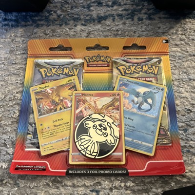 1) Pokemon TCG Legendary Birds Blister 2-pack. Articuno Moltres