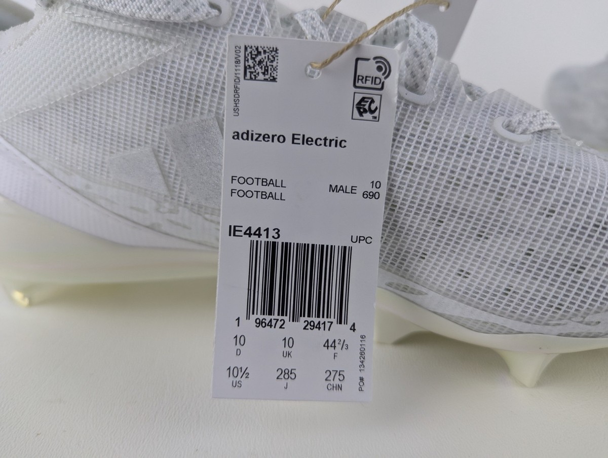 Adidas adizero Electric Speed White Chrome Pearl IE4413 Men's Size