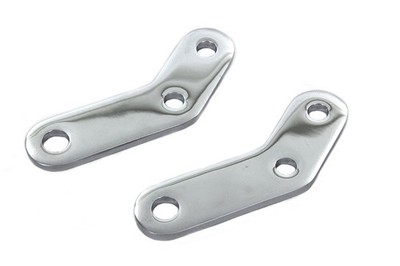 Chrome Elevated Footpeg Mount Bracket Set for Harley-Davidson