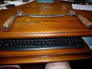 Vintage 8” Draw Knife (Can not Read Brand!!) 1895 pat.Date