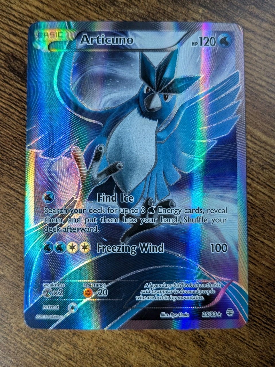 Pokemon TCG - Articuno 25/83 Generations Holo - LIGHTLY PLAYED ❄️