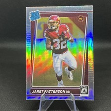 Jaret Patterson 2021 Panini Donruss Optic Silver Holo #297 Commanders