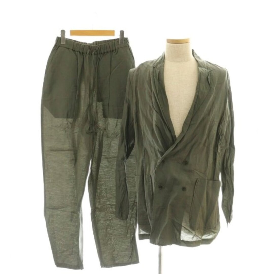 Marka Linen Setup Double Jacket Tailored Easy Pan… - image 1