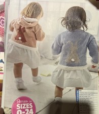 Knitting Pattern Bonny bunnies sweater Sirdar baby Easter/spring rabbit pompom 
