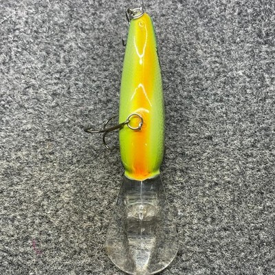 Leurre Bomber BD7FDFT - Excalibur Fat Free Shad - Bill Dance - 3/4 Oz - Fire Tiger