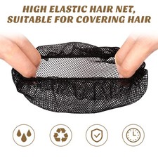 Reusable Black Dancing Hair Bun Net Ballet Mesh Hair Nets Cover