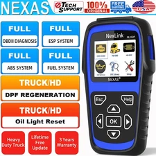 NL102P OBD2 Scanner Full System 12/24V Heavy Duty Truck Car Scan Tool DPF Regen
