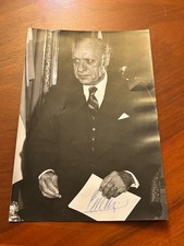 Autograph JUAN RAMON AGUIRRE LANARI (?2017)-Minister ARGENTINA-signed photo+lett