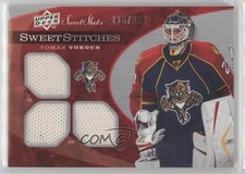 2007-08 Upper Deck Sweet Shot Sweet Stitches 115/299 Tomas Vokoun #SST-TV 2d8