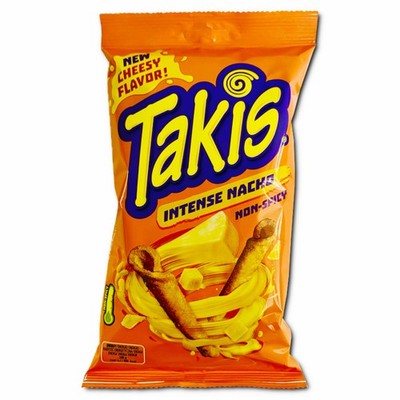 Takis Intense Nacho mild 100 g   Milder Käse-Genuss ganz ohne Schärfe!