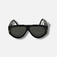 Tom Ford FT1044 Men's Black Shield Sunglasses 60-12-140