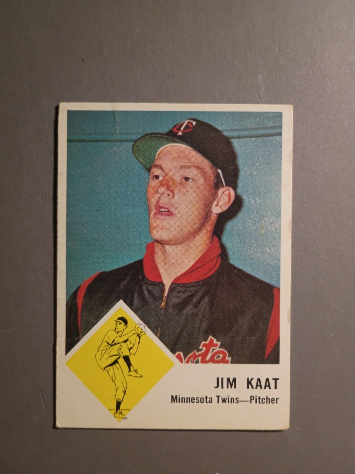 1963 Fleer #22  Jim Kaat  Minnesota Twins HOF Centered VG 