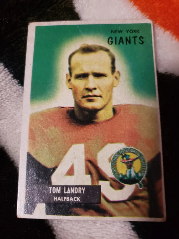 1955 tom landry. vg condition. original. - Image 4 of 4