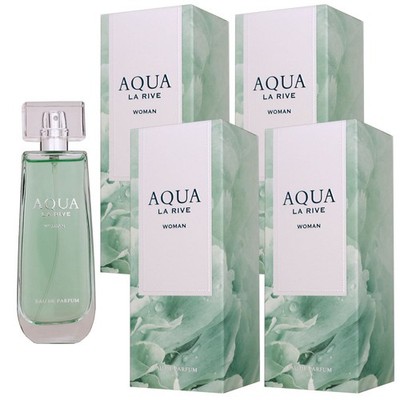 La Rive Aqua Woman 4 x 90 ml Eau de Parfum EDP Set Damenparfum Damen Parfum