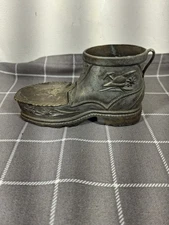 Vintage Mid-century Italian Brass Boot Cigarette Holder/ Ashtray