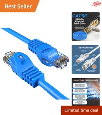 100FT Cat5e Ethernet Patch Cable - Reliable 350MHz Connectivity for Your Network