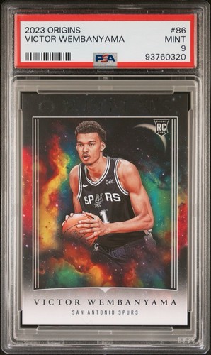 Rare PSA 2023 PANINI ORIGINS SILVER ROOKIE #86 VICTOR WEMBANYAMA RC POP/325 🦄🔥