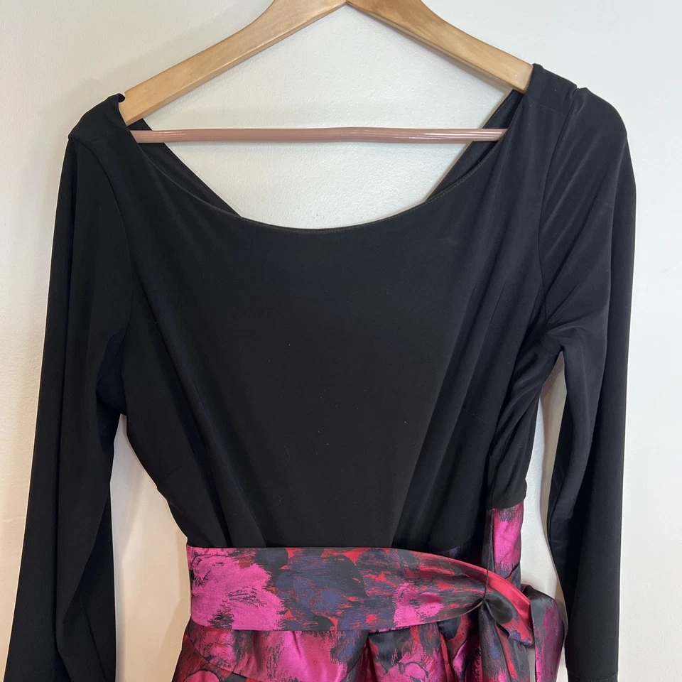 ELIZA J Women's Modest Dress FIt Flare Polyester Party Events Size 14 - Image 2 of 4