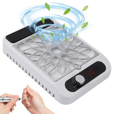 Rechargeable Nail Dust Collector for Nail Vacuum Collector Gel Salon Equipment