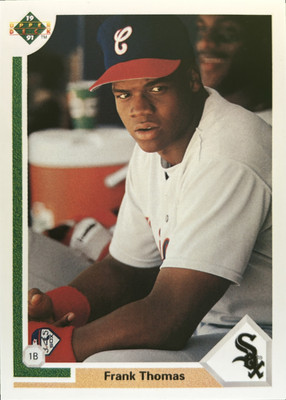 1991 Upper Deck Frank Thomas #246 Chicago White Sox Middle Finger
