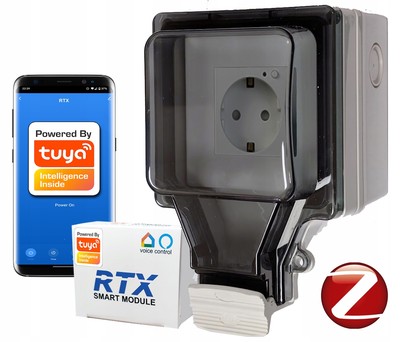 RTX Smart-Außenaufputzdose für Garten TUYA ZigBee Energiemessung