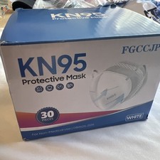 KN95 Face Mask Disposable Respirator 5-Ply Protective Cover 30Pc Black New