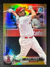 2017 Bowman Chrome Gold Refractor #5 Albert Pujols /50 