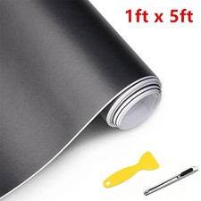 Matte Black 1ft X 5ft For Toyota Car Vinyl Wrap Self-adhesive Sticker With Tool Matte Black 1ft X 5ft For Toyota Car Vinyl Wrap Self-adhesive Sticker With Tool