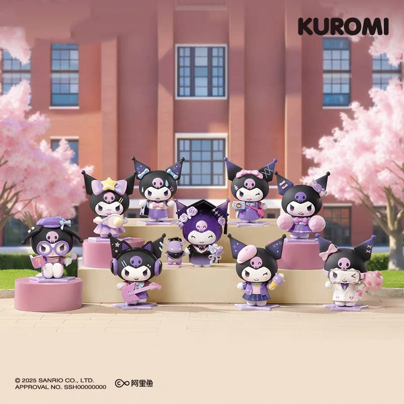 Toptoy Kuromi School Diary Series Blind Box Figures Confirmed Gift