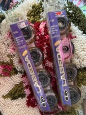 2 Pkg Labeda 72mm 82A Hardness Inline Skate Wheels Clear Lite Sizes 4-12 NEW