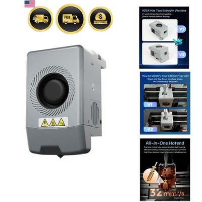 Extruder V2 High Flow Hotend Kit for 3D Printer 0.4mm Nozzle Fast Printing