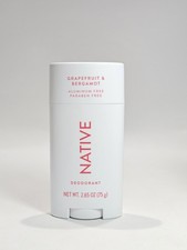 Deodorant Native Grapefruit Bergamot Scent - 2.65oz