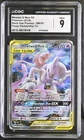 Pokémon TCG Mewtwo & Mew GX SM191 Tag Team Black Star Promo Sun & Moon CGC 9