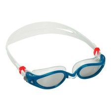 Aqua Sphere Kaiman EXO Silver Titanium Mirror Swim Goggles, Petrol/Transparent