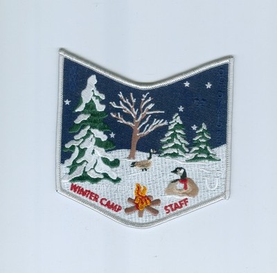 BSA  OA  Lodge 22 Octoraro 2007-2009 Winter Camp Staff patch  pm