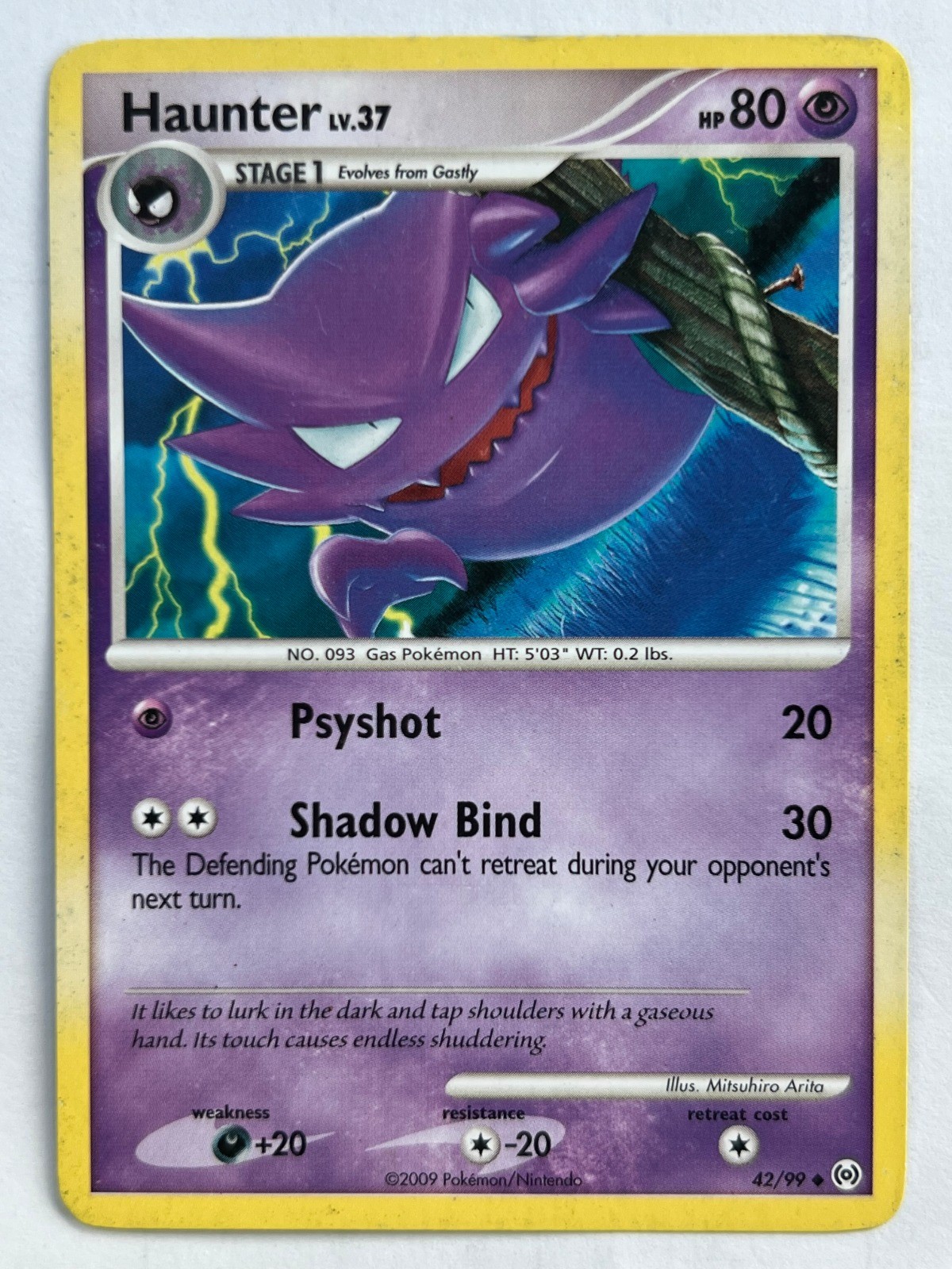 Haunter (42) 42/99 Arceus LP Pokemon Fast Shipping
