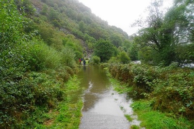 Foto 6x4 Soweit ich diesen Weg gehe Beddgelert Das Hochwasser er c2017