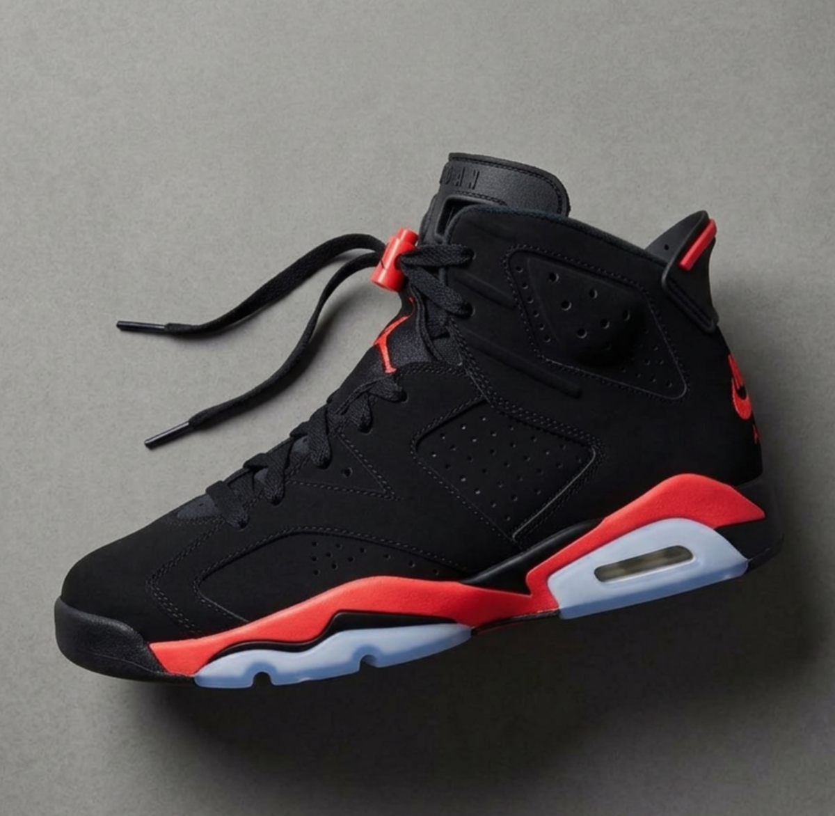 Nike Air Jordan 6 Retro Infrared Salesman IQ1275-001 GS Youth 