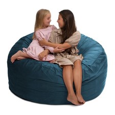 Ultimate Sack 5ft Bean Bag Chair, Oversized Comfy Lounger, Suede Open Box 