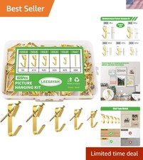 Versatile Picture Hook Sets: 169-Piece Metal Hangers and Nails for Easy Hanging
