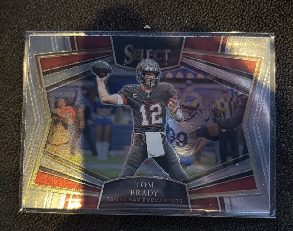 2021 Select Tom Brady Snapshots Photo SP Silver Prizm #SS-8 Tampa Bay Buccaneers