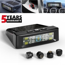 Rv Tire Pressure Monitoring System Real Time Solar Trailer Tpms 4 Sensors