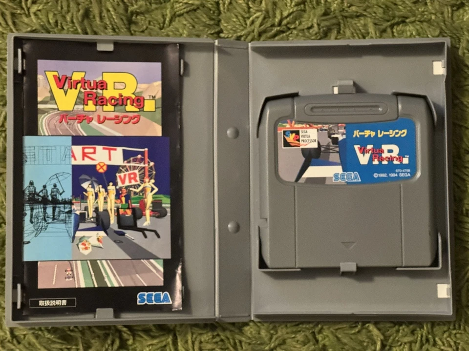 Virtua Racing SEGA MegaDrive NTSC-J JAP Import CIB LIKE new! Tested Working - Immagine 3 di 4