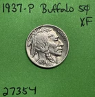 1937-P Buffalo 🦬 Indian Head Nickel 5c Xf Extra Fine