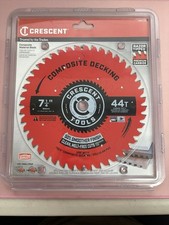 Crescent 7-1/4" x 44-Tooth Composite Decking Circular Saw Blade  CSBTX-744 - NEW
